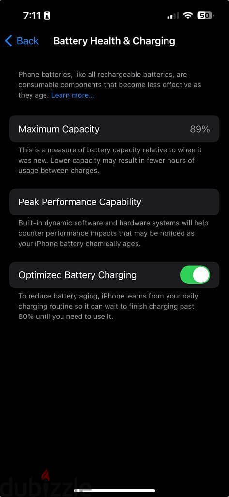 I Phone 13 Black 128 GB 89 % Battery 1