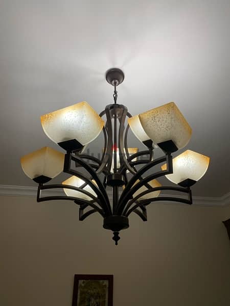 Italian chandelier, new, one of a kind 2