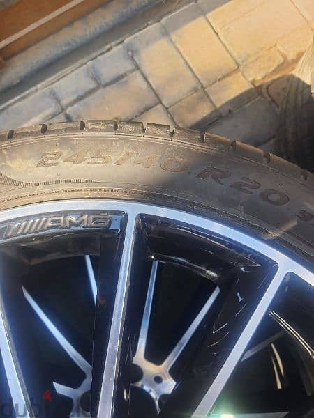 Mercedes AMG 20" Wheel Rims +Tyres 2