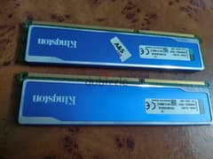 2 قطع رامات  كينجستون DDR 3 -8 جيجا  1600 جيجاهرتز -الزرقاء قي الصور 0