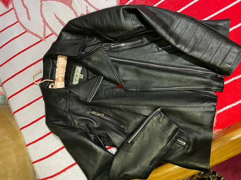 Pure leather jacket  چاكت جلد بيور 4
