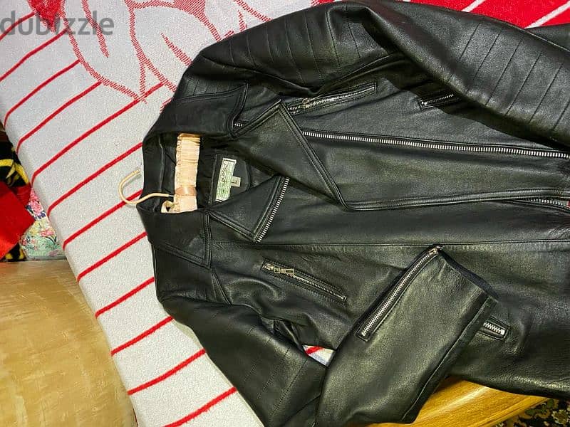 Pure leather jacket  چاكت جلد بيور 5