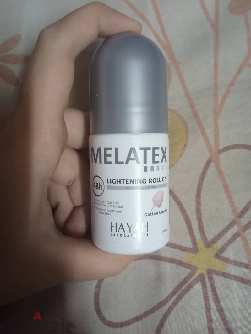 ميلاتكس مزيل عرق من شركة  Melatex , lightening ,Roll on ,cotton candy 4