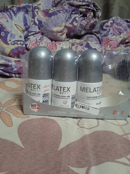 ميلاتكس مزيل عرق من شركة  Melatex , lightening ,Roll on ,cotton candy 3