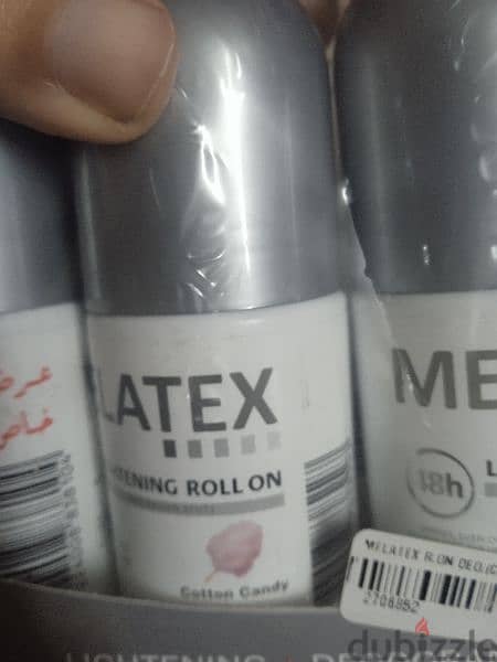 ميلاتكس مزيل عرق من شركة  Melatex , lightening ,Roll on ,cotton candy 7
