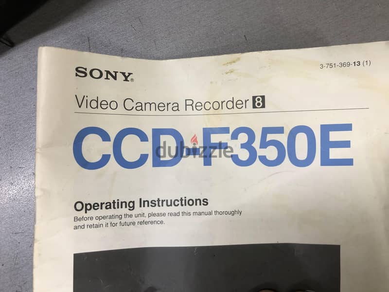 Sony Handycam Video8 CCD-F350E 3
