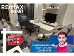 Furnished apartment 160m for rent in The 7th district - ElSheikh Zayed