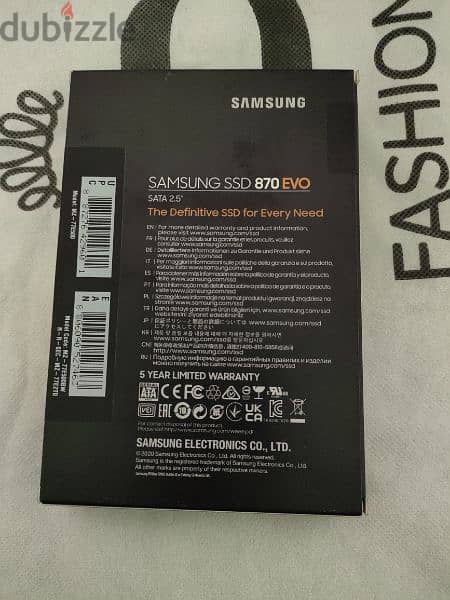 HD Samsung SSD EOV 870 512G 1