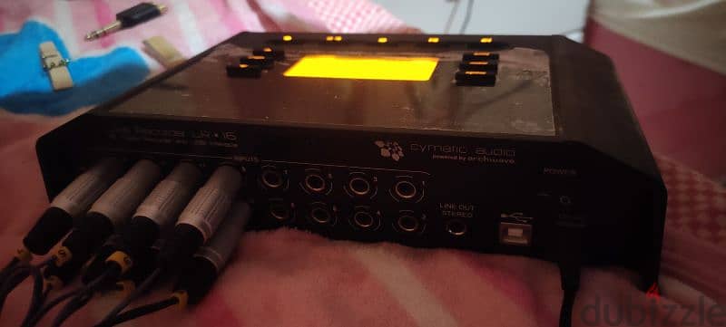 cymatic audio LR-16 Live Recorder + 16 trs cables جهاز تسجيل وكارت صوت 1