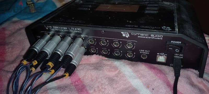 cymatic audio LR-16 Live Recorder + 16 trs cables جهاز تسجيل وكارت صوت 2