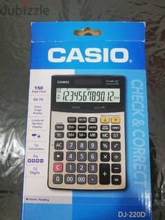 Casio calculator DJ220 plus - new 0