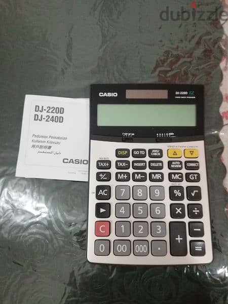 Casio calculator DJ220 plus - new 1