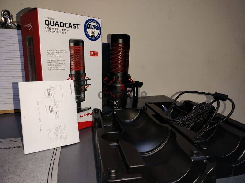hyper x quadcast microphone for pc, ps console and mac 3
