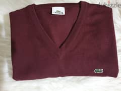 New Original Lacoste pullover size 7 0