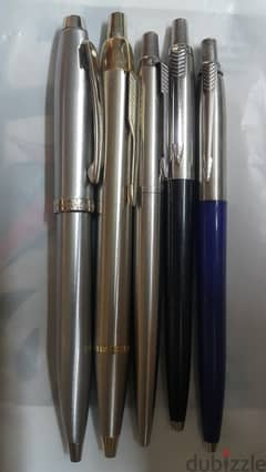 قلم شيفرجاف و6 قلم باركرجاف و2قلم باركر حبر ب2000ج
