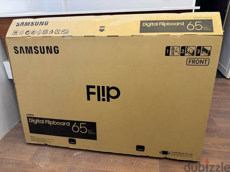 Digital flipboard 2 65 inches 4k Samsung  شاشه فليب تو ٦٥ بوصه سامسونج 3