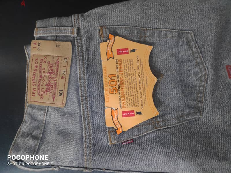 Original Levi's 501 Men's Straight Fit Jeans 100% Cotton Condition ((N 2