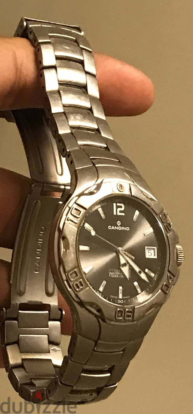 Swiss candino watch titanium and Sapphire glass 3