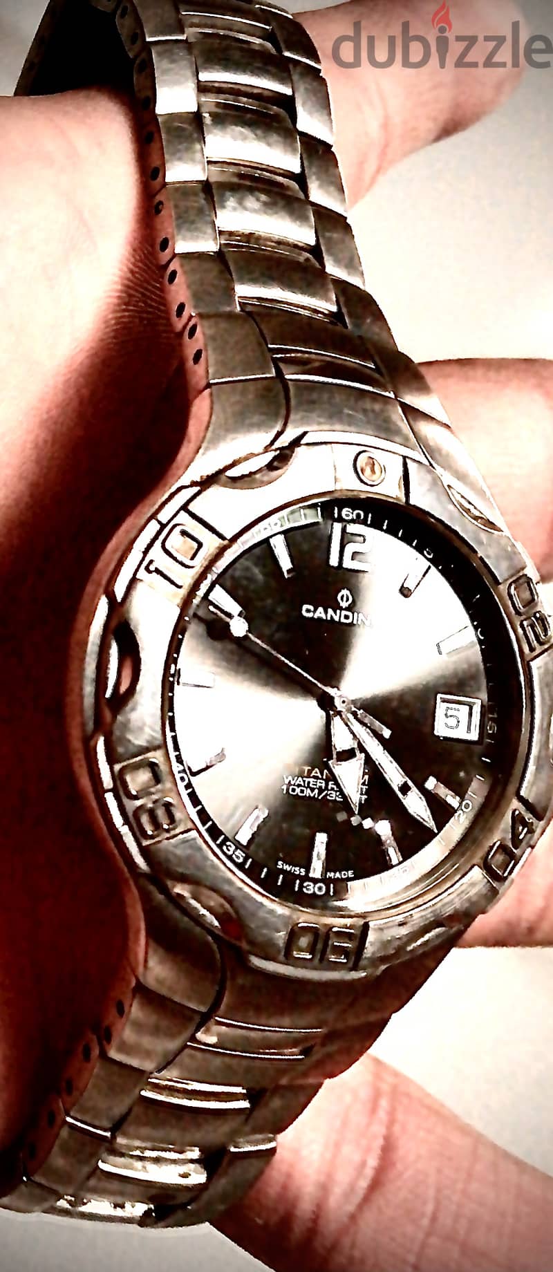 Swiss candino watch titanium and Sapphire glass 9