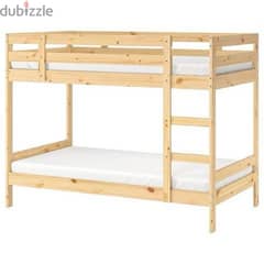 Bunk bed including mattersses 0