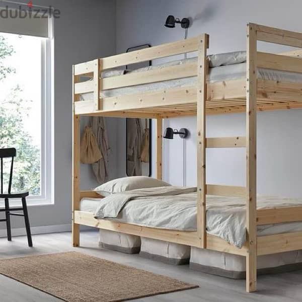 Bunk bed including mattersses 1
