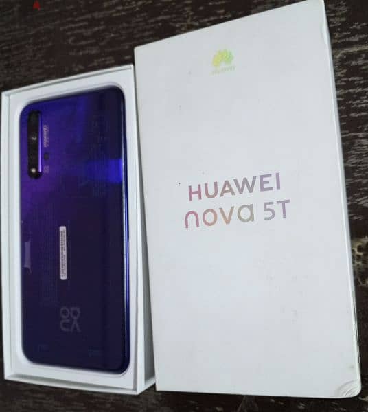 Huawei nova 5t هواوي نوفا كسر زيرو بالعلبة كاملة 7