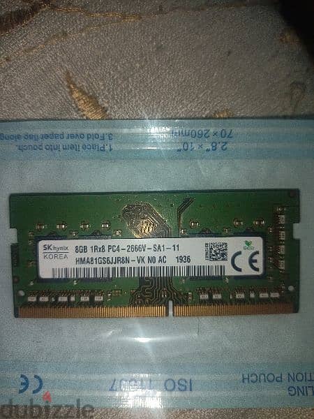 Ram 8GB DDR4 2666MHZ 0