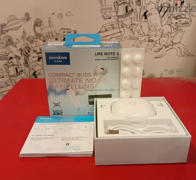 Life Note 3 Headset (White) by Anker 1