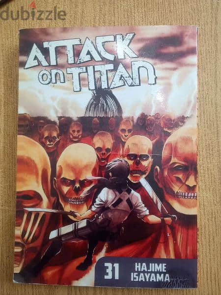 كتاب manga attack on titan 0