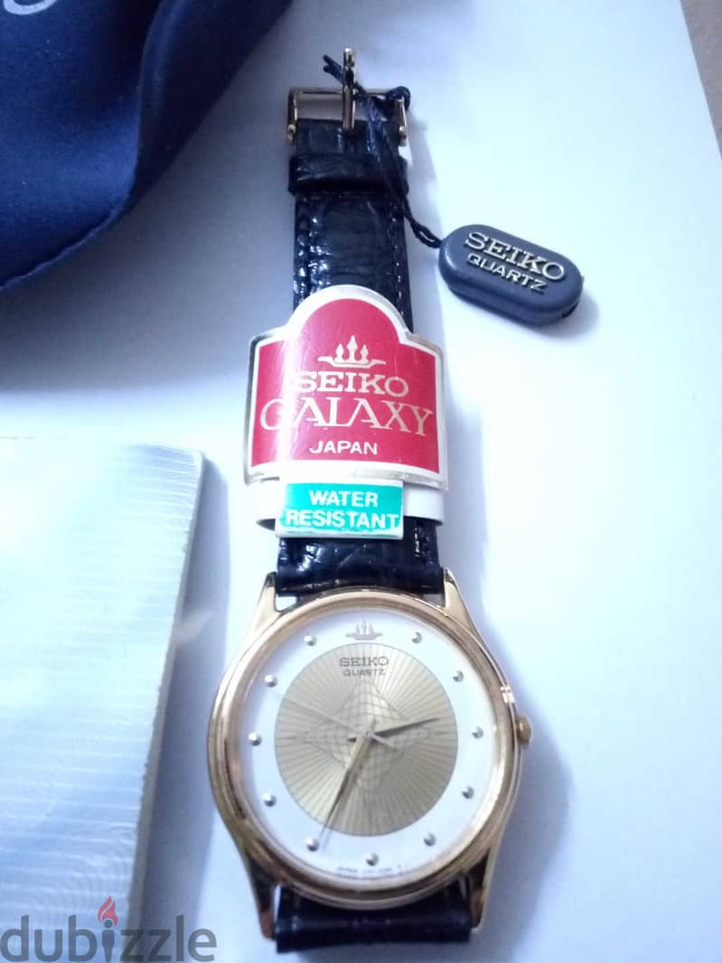 ساعة يد سيكو جديدة بضمان قديم 1996 ياباني بعلبتها 1