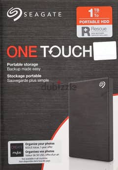 External Hard Drive 1Tb Segate One Touch 0