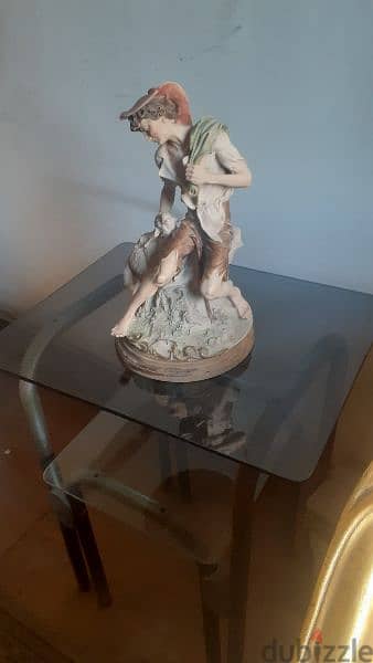 2 Rare pieces of Italian sculpture with armani's engraved signature. 3