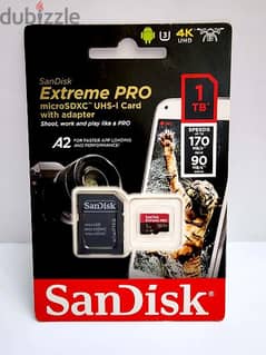 SanDisk Extreme Pro microSDXC UHS, SD 1 TB | كارت ميموري تيرا، سانديسك