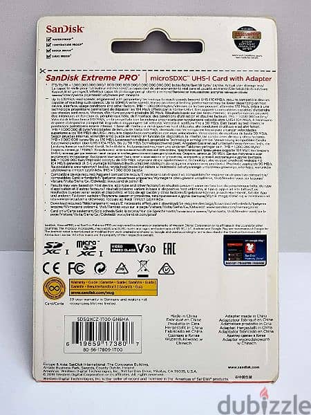 SanDisk Extreme Pro microSDXC UHS, SD 1 TB | كارت ميموري تيرا، سانديسك 1