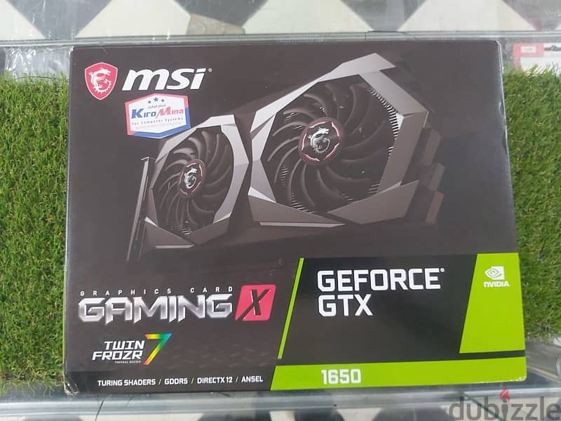 MSI GeForce GTX1650 Gaming X 4GB DDR5 Nvidia Graphic Card 0