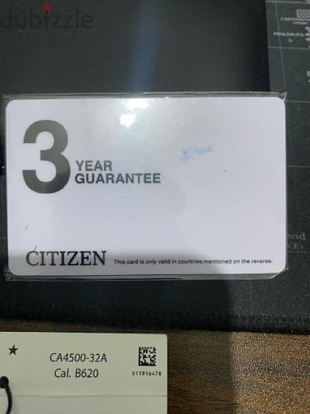 Citizen Eco-Drive original with serial and warranty card 3
