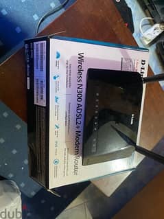 2 router D-link for sale n300 adsl2 two lan and 1 lan 0