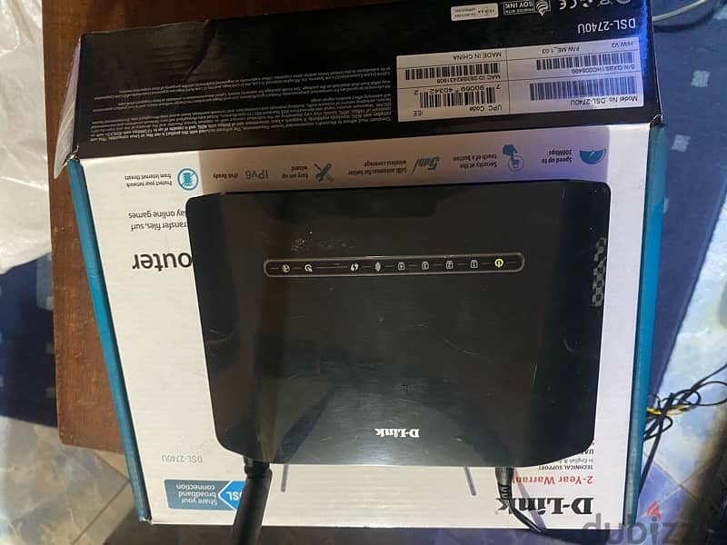 2 router D-link for sale n300 adsl2 two lan and 1 lan 1