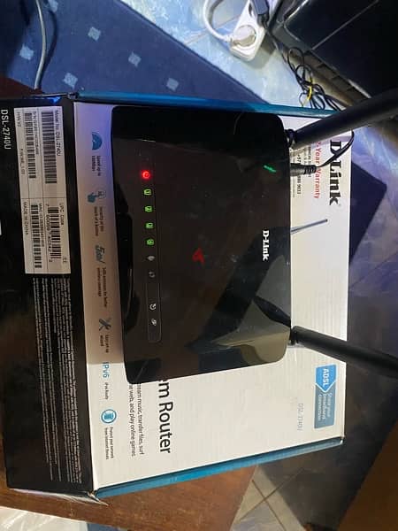 2 router D-link for sale n300 adsl2 two lan and 1 lan 3