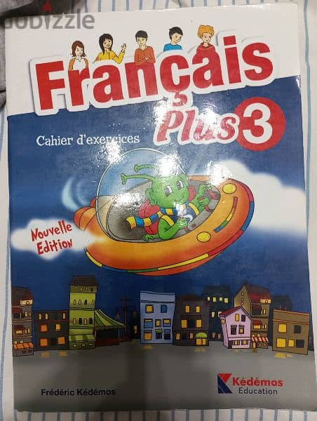computer, French, science, and math books for grade 6 (written in) 14