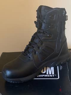 New Black Magnum Boots Lynx 8.0 Side Zip Size 44