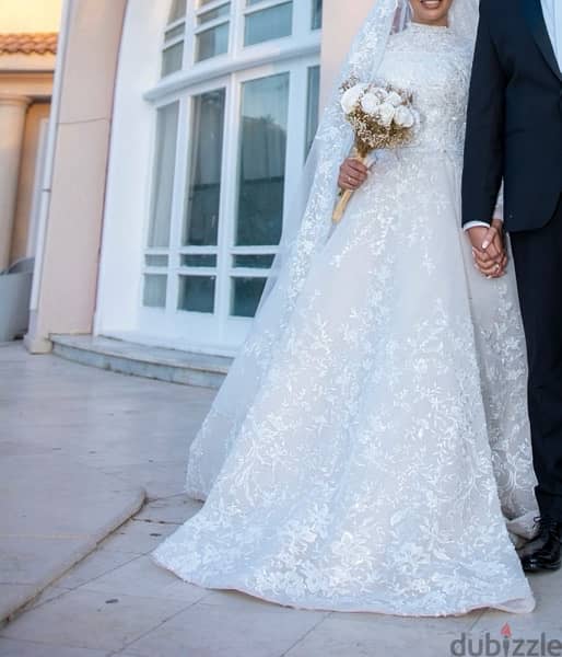 wedding dress & Veil 4