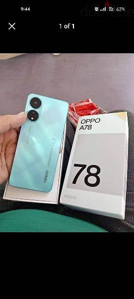 oppo a 78 used like new 2