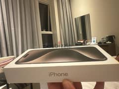 i phone 15 promax brand new  256 natural titinum  from Apple Store 0