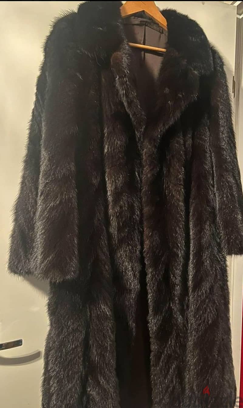 فرو طبيعي مينك مستورد بالطو Real Fur Mink coat bought from Helsinki 1