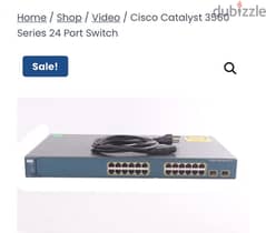 Cisco Catalyst switch 3560 24 port 10/100 POE
