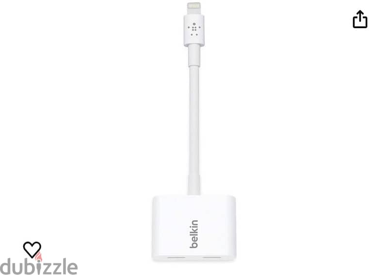 Belkin Rockstar Lightning Audio + Charge Adapter for iPhone and iPad 1