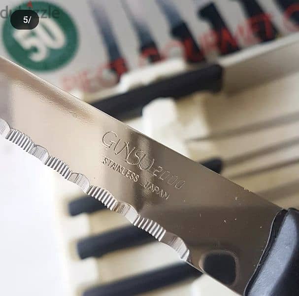طقم سكاكين ياباني نادر جدااا اصلي 100% جديد 7