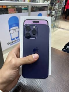 IPhone 14 Pro Max  Storage:256 Battery:89 Color purple With box 0