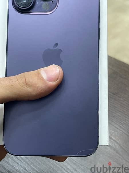 IPhone 14 Pro Max  Storage:256 Battery:89 Color purple With box 1